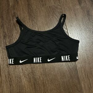 Nike Dri-FIT Black and White Sports Bra